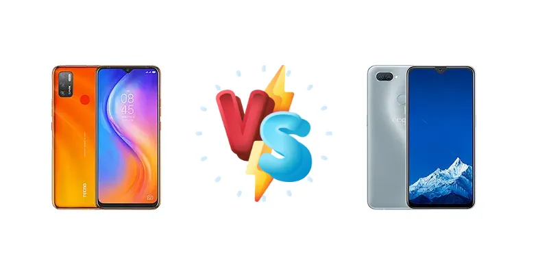 Tecno Spark 5 Air vs Oppo A12s