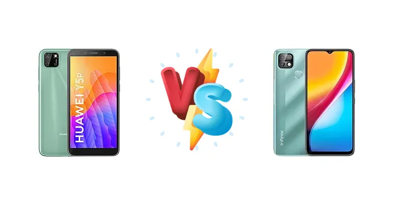 Huawei Y5p vs Infinix Smart 5 Pro