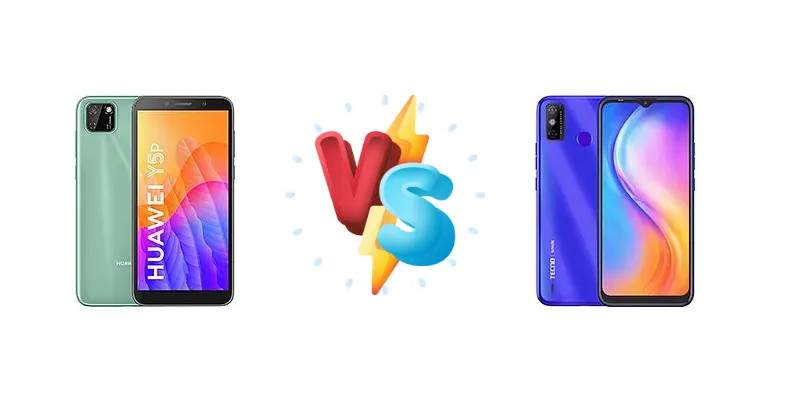 Huawei Y5p vs Tecno Spark Go 2020