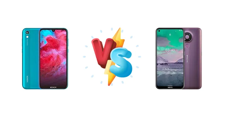 Honor 8S 2020 vs Nokia 3.4