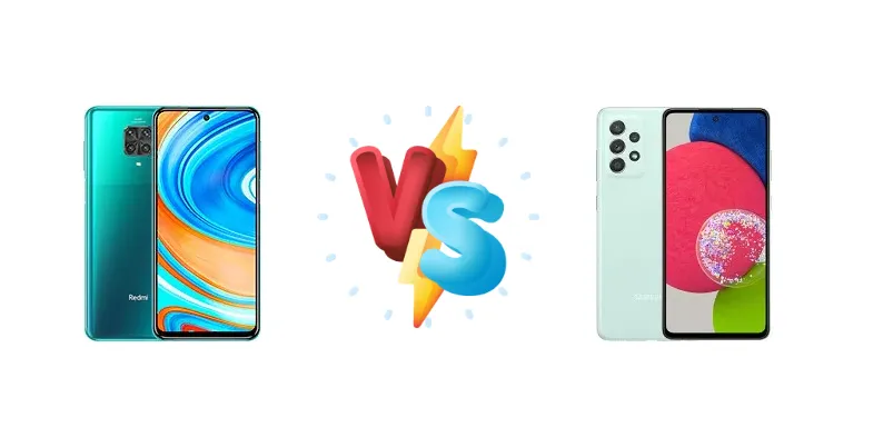 Xiaomi Redmi Note 9 Pro vs Samsung Galaxy A52s 5G