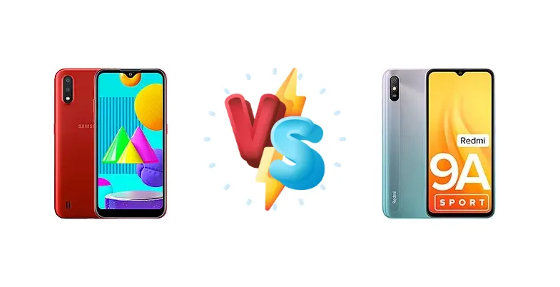 Samsung Galaxy M01 vs Xiaomi Redmi 9A Sport
