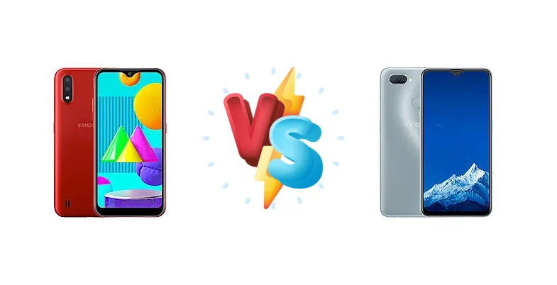 Samsung Galaxy M01 vs Oppo A12s