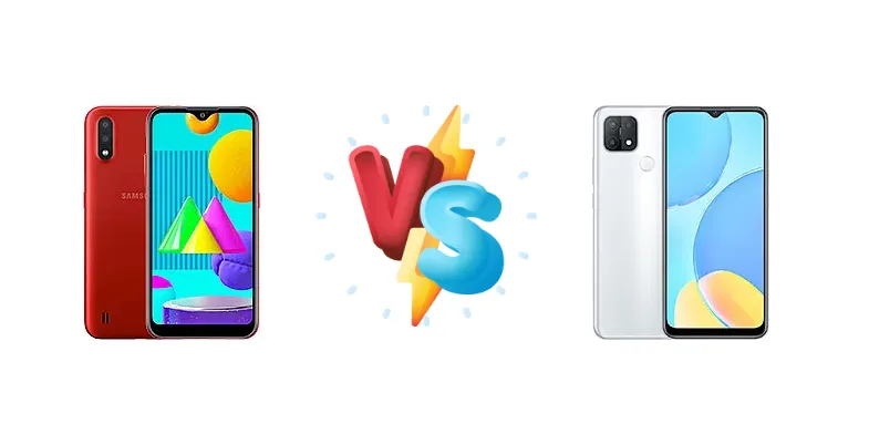 Samsung Galaxy M01 vs Oppo A15s