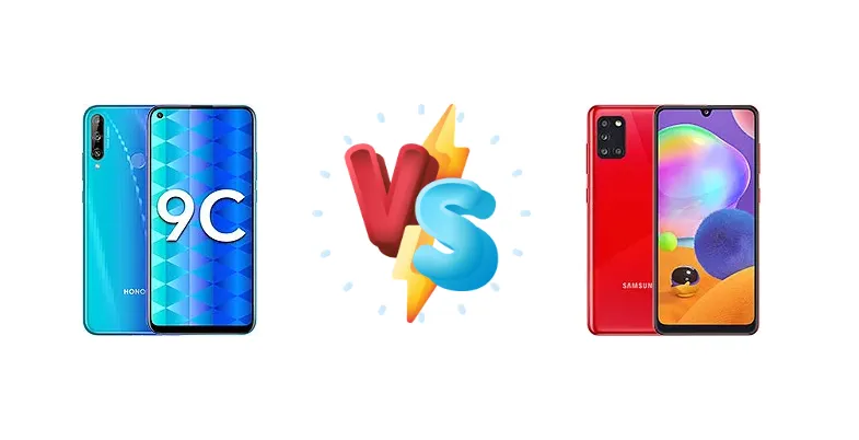 Honor 9C vs Samsung Galaxy A31