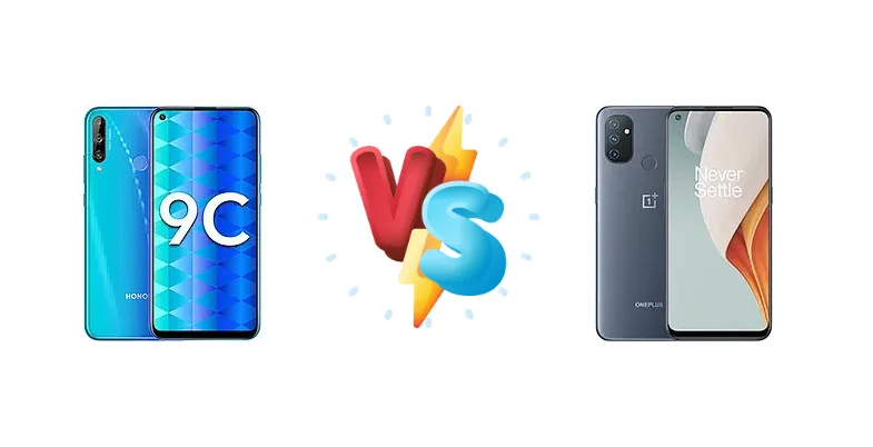 Honor 9C vs OnePlus Nord N100