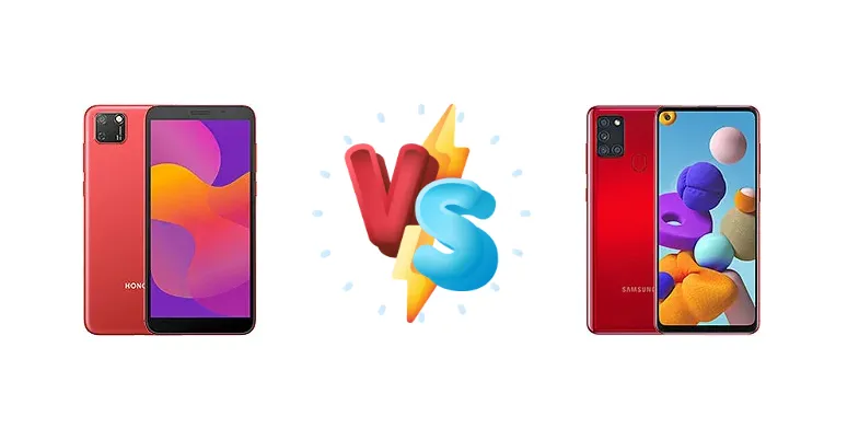 Honor 9S vs Samsung Galaxy A21s