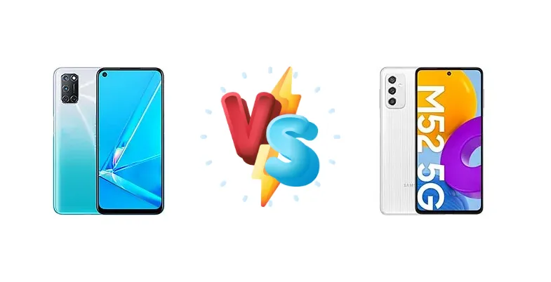 Oppo A92 vs Samsung Galaxy M52 5G