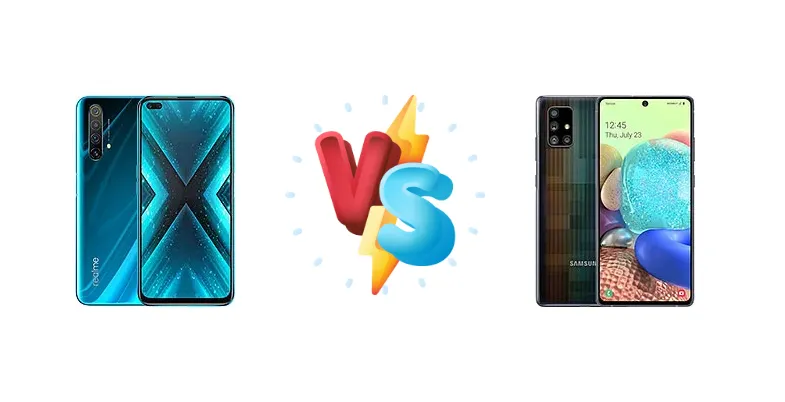 Realme X3 vs Samsung Galaxy A71 5G UW