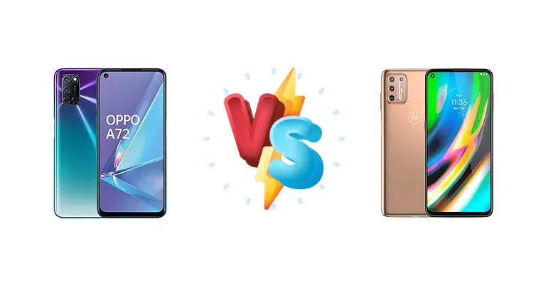 Oppo A72 vs Motorola Moto G9 Plus