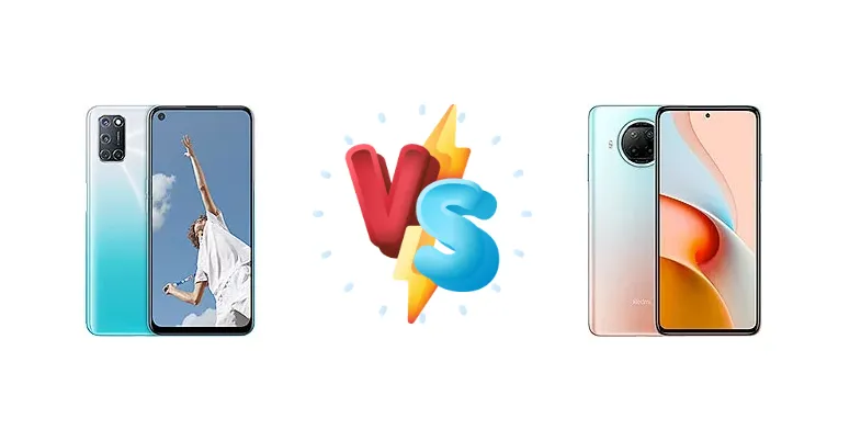Oppo A52 vs Xiaomi Redmi Note 9 Pro 5G