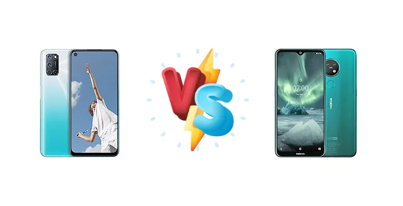 Oppo A52 vs Nokia 7.2