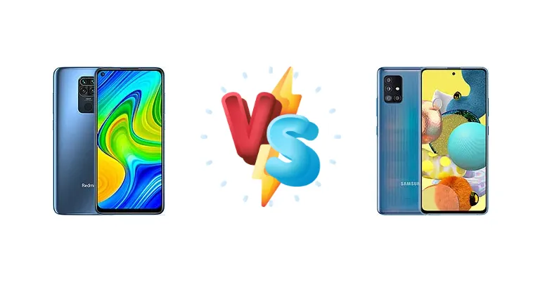 Xiaomi Redmi Note 9 vs Samsung Galaxy A51 5G UW