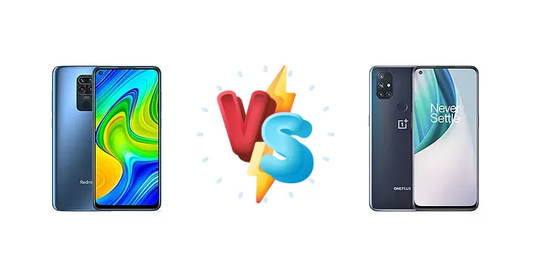 Xiaomi Redmi Note 9 vs OnePlus Nord N10 5G