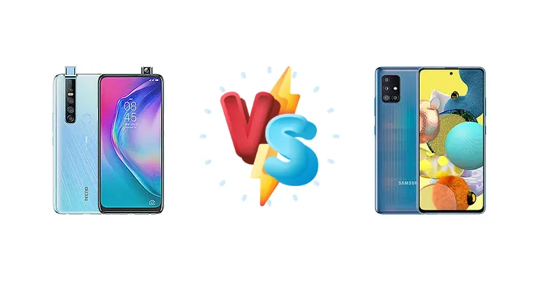 Tecno Camon 15 Premier vs Samsung Galaxy A51 5G UW