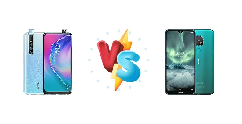 Tecno Camon 15 Premier vs Nokia 7.2