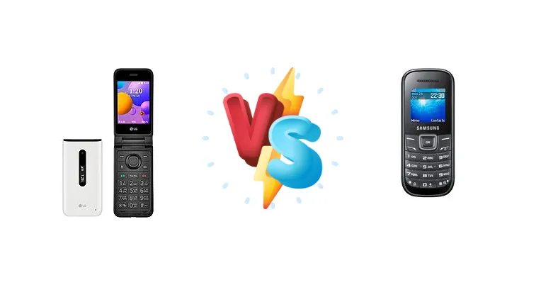 LG Folder 2 vs Samsung E1200 Pusha