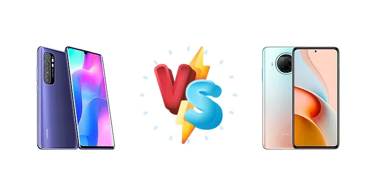 Xiaomi Mi Note 10 Lite vs Xiaomi Redmi Note 9 Pro 5G