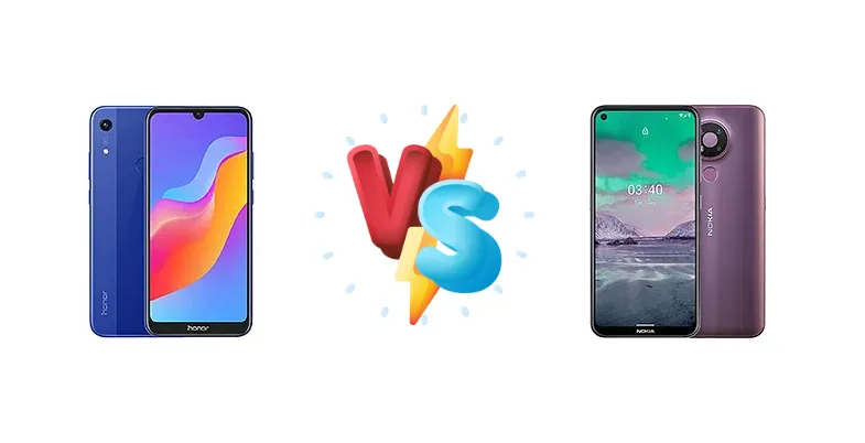 Honor 8A 2020 vs Nokia 3.4