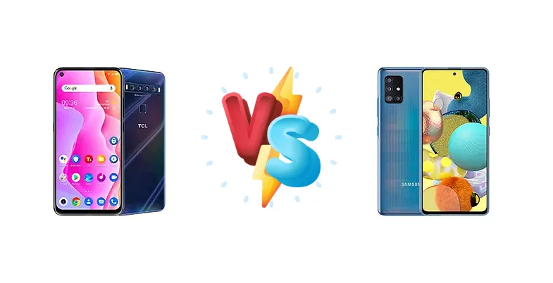 TCL 10L vs Samsung Galaxy A51 5G UW