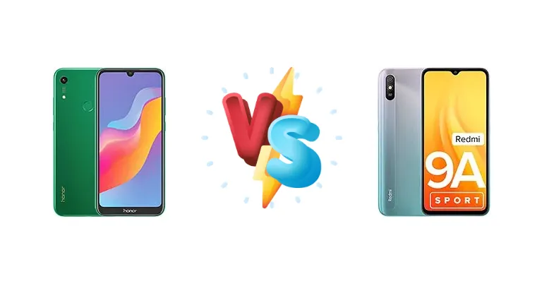Honor 8A Prime vs Xiaomi Redmi 9A Sport