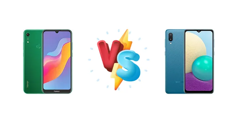 Honor 8A Prime vs Samsung Galaxy A02