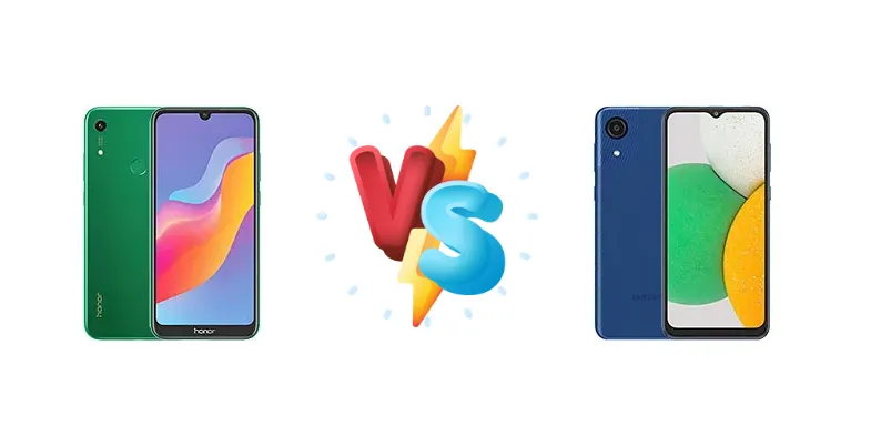 Honor 8A Prime vs Samsung Galaxy A03 Core