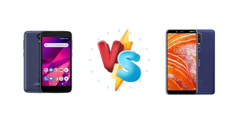 BLU Studio X9 HD vs Nokia 3.1 Plus