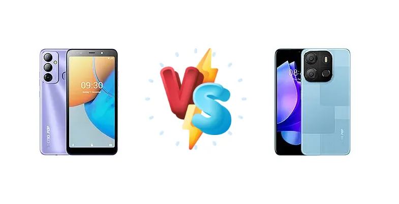 Tecno Pop 6 Go vs Tecno Pop 7