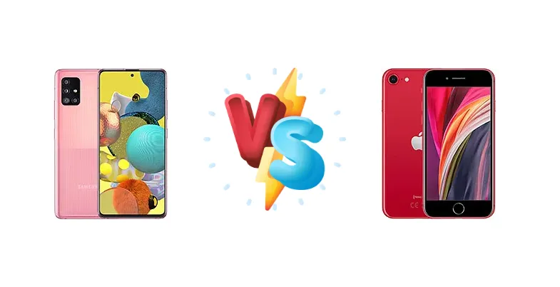 Samsung Galaxy A51 5G vs Apple iPhone SE (2020)