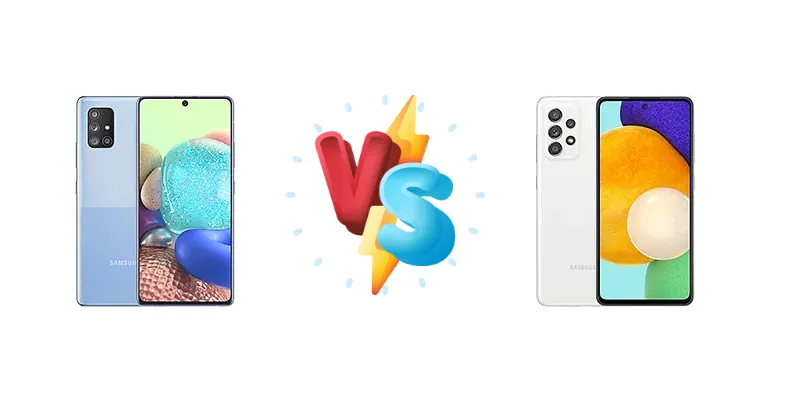 Samsung Galaxy A71 5G vs Samsung Galaxy A52 5G