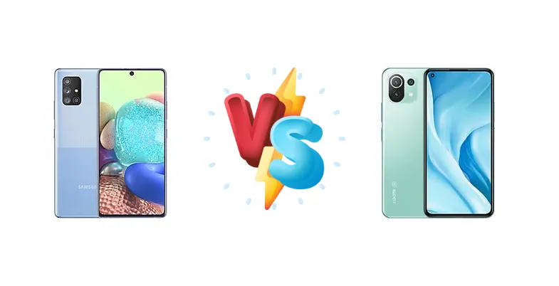 Samsung Galaxy A71 5G vs Xiaomi Mi 11 Lite 5G