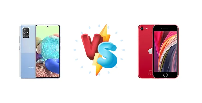 Samsung Galaxy A71 5G vs Apple iPhone SE (2020)