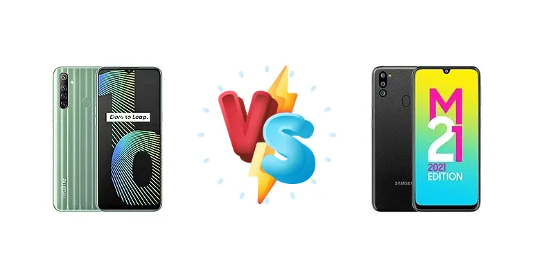 Realme Narzo 10 vs Samsung Galaxy M21 2021