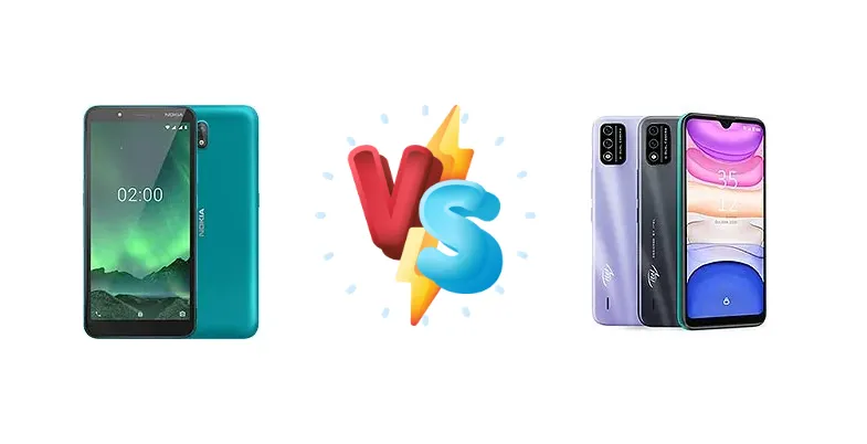 Nokia C2 vs itel A48