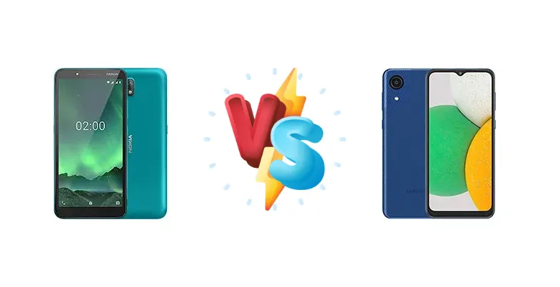 Nokia C2 vs Samsung Galaxy A03 Core