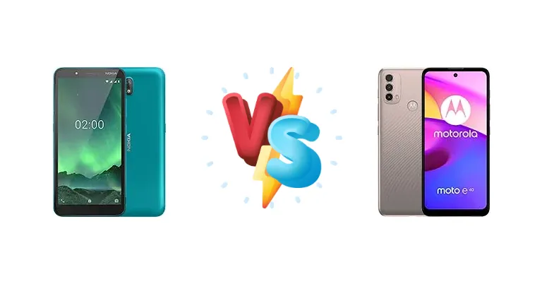 Nokia C2 vs Motorola Moto E40