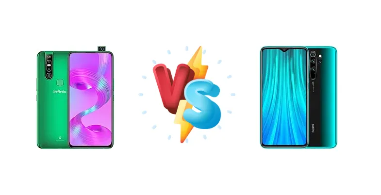 Infinix S5 Pro (16+32) vs Xiaomi Redmi Note 8 Pro