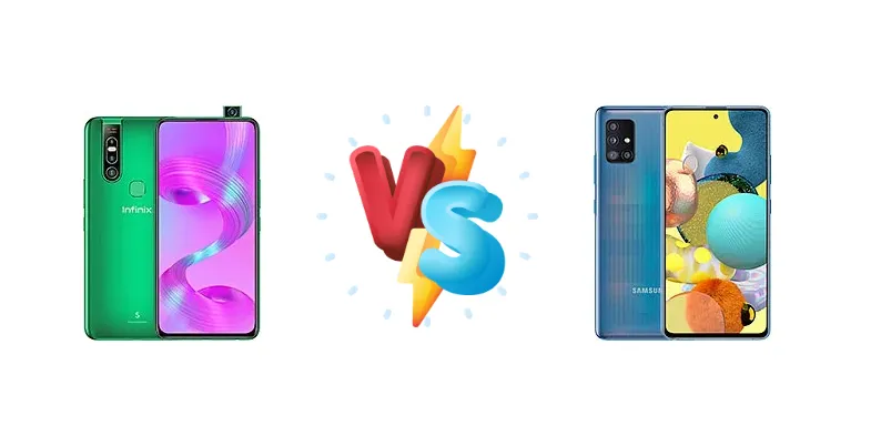 Infinix S5 Pro (16+32) vs Samsung Galaxy A51 5G UW