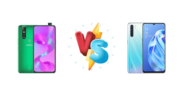 Infinix S5 Pro (16+32) vs Oppo F15