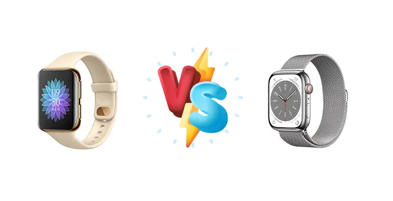 Oppo Watch vs Apple Watch Series 8