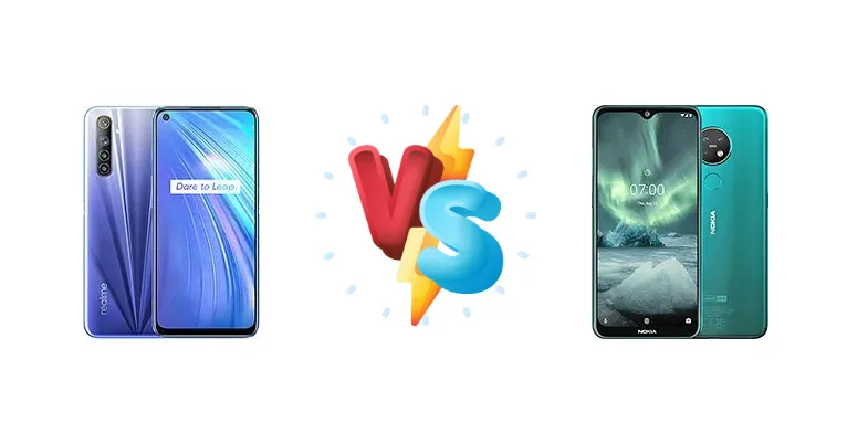 Realme 6 vs Nokia 7.2