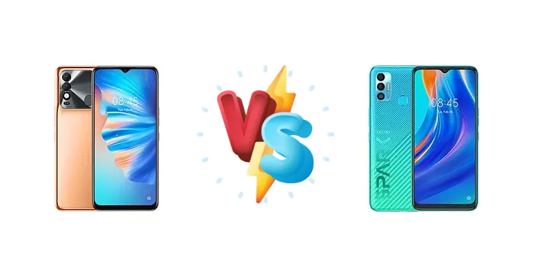 Tecno Spark 8T vs Tecno Spark 7T