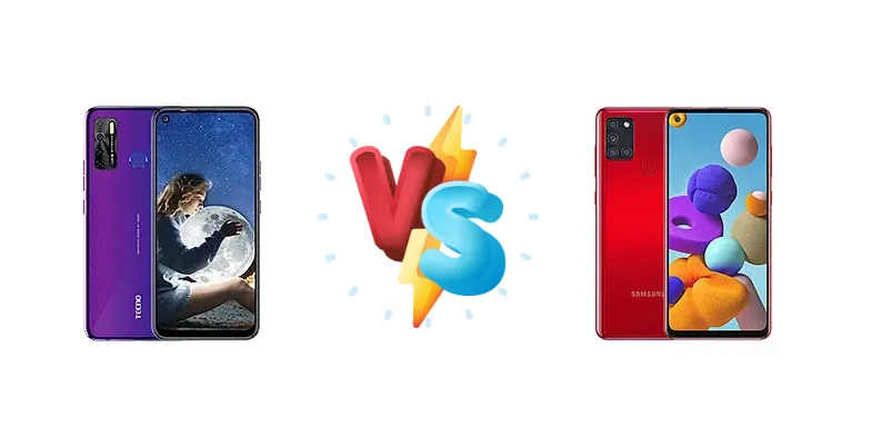 Tecno Camon 15 vs Samsung Galaxy A21s