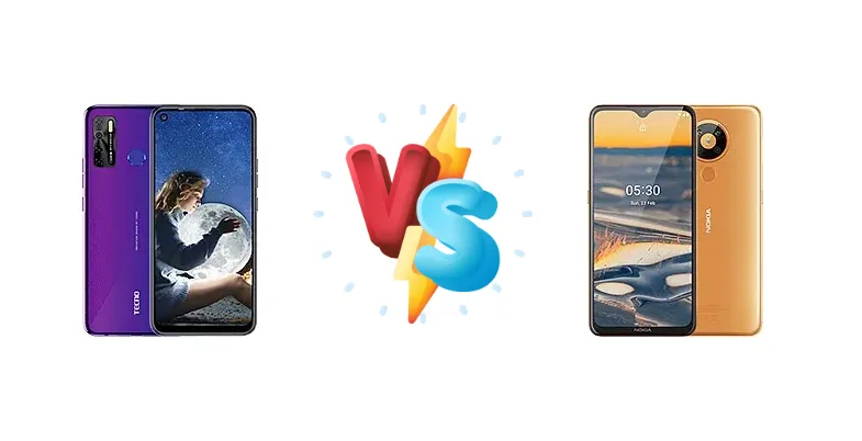 Tecno Camon 15 vs Nokia 5.3