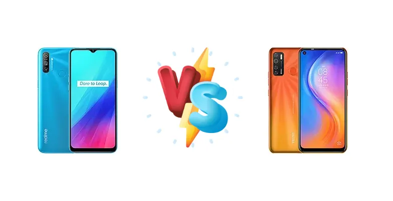 Realme C3 (3 cameras) vs Tecno Spark 5 pro
