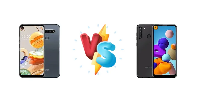 LG K61 vs Samsung Galaxy A21
