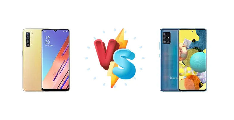 Oppo Reno3 Youth vs Samsung Galaxy A51 5G UW