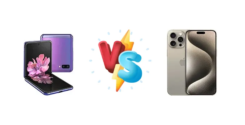 Samsung Galaxy Z Flip vs Apple iPhone 15 Pro Max