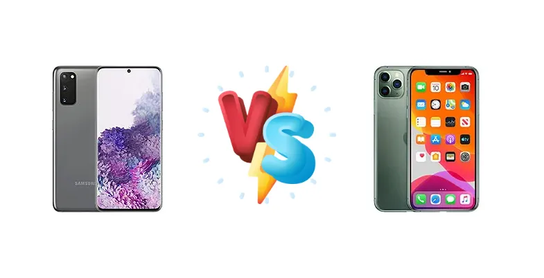 Samsung Galaxy S20 5G vs Apple iPhone 11 Pro Max